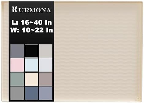 URMONA 25 x 19 in Waterproof Silicone Under Sink Mat, Cabinet Protector by URMONA