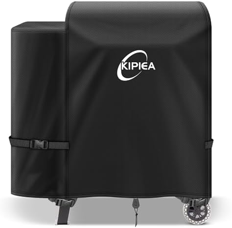 Kipiea 600D Pellet Grill Cover for Pit Boss 700FB, Classic 700, and Pro 600 Series, Waterproof BBQ Smoker Cover, UV Resistant by Kipiea
