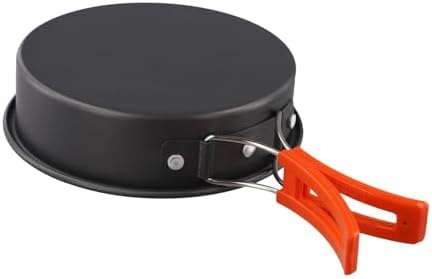 Non-Stick Camping Frying Pan Alumina Lightweight Cooking Skillet With Foldable Handle For Outdoor Hiking Backpacking(medium) - Image 4