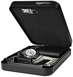 Amazon Basics Portable Security Case Lock Box Safe with Combination Lock for Documents, Valuables and Personal Items, XXL, Black - Image 4