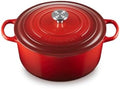 Le Creuset Enameled Cast Iron Round Dutch Oven, 9 qt., Cerise/Crucible by Unknown