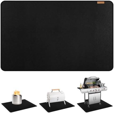 Grill Mat for Deck, Under Grill Floor Protector, 90 x 48 Inch by Unknown