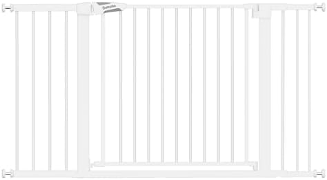Babelio 36-57" Extra Wide Baby Gate for Stairs No Drilling, PressGuard by BABELIO