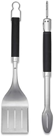 Weber® Precision Tongs & Spatula Grilling Tool Set, Stainless Steel - Image 4