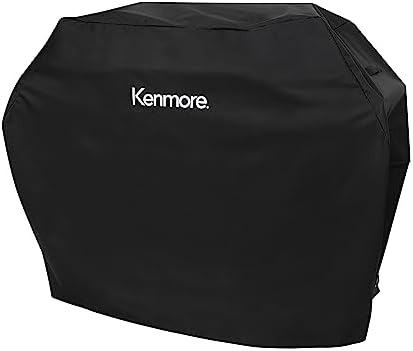 Kenmore 56-Inch Heavy-Duty Grill Cover for Outdoor BBQ Propane Gas Grills, Weather-Resistant, UV- and Fade-Resistant, Universal Fit Cover for 4-Burner Gas Grills, Black - Image 3