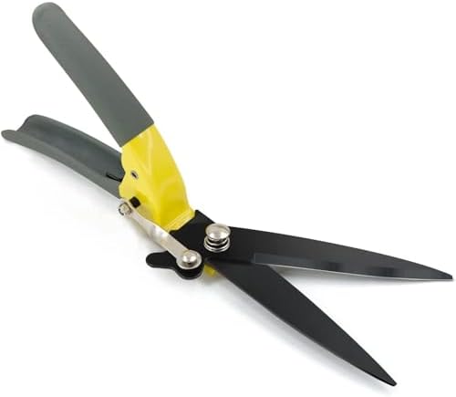 Upgraded Grass Shears, Hand Grass Clippers, Grass Trimming Shears for Garden, Lawn Edges by Byhagern