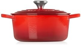 Le Creuset Enameled Cast Iron Round Dutch Oven, 2 qt., Cerise - Image 4