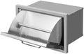Outdoor Kitchen Drawers 16" W x 10" H x 10" D Stainless Steel Paper Towel Drawers with Ergonomic Handle for BBQ Island, Patio Grill Station & Outdoor Kitchen Cabinets by Unknown