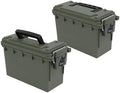 Sheffield Ammo Box Made in USA, Stackable Lockable Ammo Storage Box, Green by Sheffield