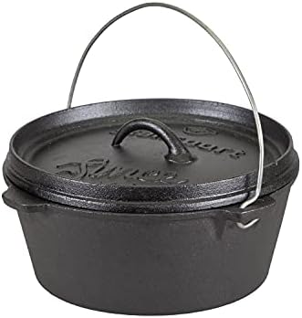 Stansport Pre-Seasoned Cast Iron Dutch Oven by Stansport