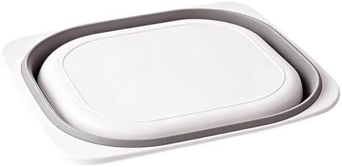 Collapsible Square Wash Basin, Portable Foldable Tub as RV Sink Ice Bucket Dishpan, Multipurpose Storage Basket for Camping BBQ Garage Garden Home Cleaning - Image 2