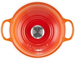 Le Creuset Enameled Cast Iron Round Bread Oven, 9.5 inch, Flame - Image 2