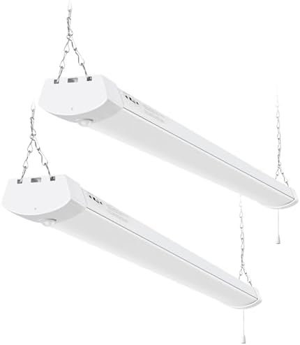 hykolity Pir Sensor 4FT 120W LED Shop Light,12000lm(370w Equivalent), 5000K by hykolity