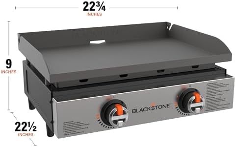 Blackstone 2203 22" Tabletop Griddle, Black - Image 3