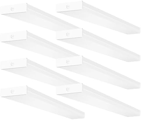 hykolity 4FT 5.7" W LED Wraparound Light, 40W, 4400lm, 4000K, 110LM/W by hykolity