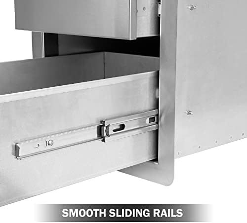 Stanbroil Triple Access Drawers for Outdoor Kitchen, 304 Stainless Steel - Image 5