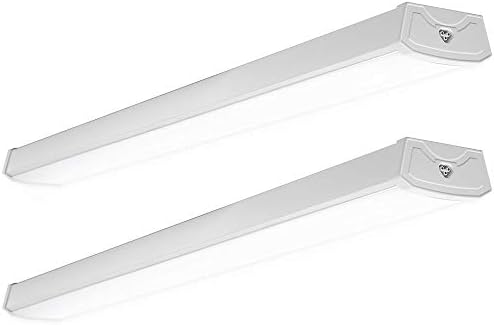 Sunco 2 Pack LED Shop Lights 4ft, Wraparound Fixtures, 40W=300W, Linkable by Unknown