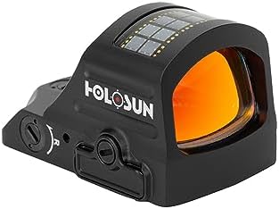 HOLOSUN 407C/507C-X2 Series, 2 MOA Dot, 32 MOA Circle Dot Options, 7075 Aluminum, Open, Solar, Shake Awake, RMR Footprint (Red or Green Reticle) (Black, Burnt Bronze) - Image 6