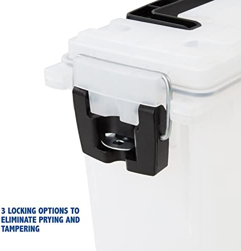 Sheffield 12635 Ammo Box Made in USA Stackable Lockable Ammo Storage Box, Standard Single (Pack of 6) - Image 5