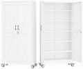 GAIOUS 73.6" Tall Metal Storage Cabinet with Lock and Wheels, File Cabinet by GAIOUS