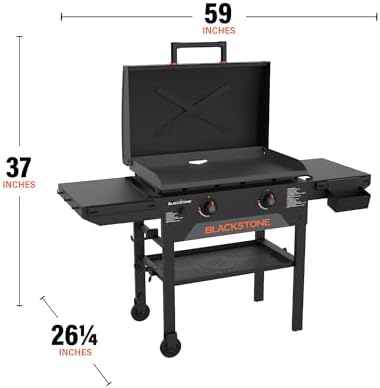 Blackstone Original Outdoor Griddle with Built-in Hood, Black, 28 Inch - Image 3