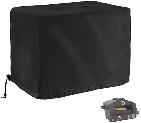 Pizza Oven Cover for Blackstone Tabletop Pizza Oven with 15" Cordierite Stones, Heavy-Duty 600D Protective Cover for Blackstone 15in Pizza Maker 6964/6963/6962/6961/6960 by Unknown