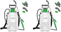VIVOSUN 1.35 Gal/5L Pump Sprayer, Garden Water Sprayer for Plants, Weeds & Lawn Care, with 3 Nozzles, 50'' Long Hose & Pressure Relief Valve (Pack of 2) by VIVOSUN