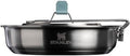 Stanley Wildfare Core 12-Piece Stainless Steel Fry Pan Cook Set | 1 qt Fry Pan with Fold & Lock Handle | Plates, Utensils, Spatula | Camping Essentials for Your Camp Kitchen | BPA-Free by Unknown