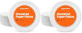 Amazon Basics 9" Uncoated White Paper Plates 2 Pack (200 count) by AmazonBasics