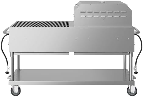 60 in. 8-Burner Commercial Outdoor Propane Gas Grill with 30 in. Pizza Oven in Stainless-Steel, ETL Listed (CGKIT6-P30) - Image 6