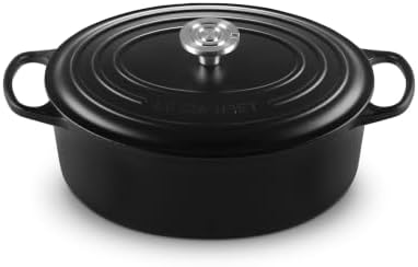 Le Creuset Enameled Cast Iron Oval Dutch Oven, 6.75 qt., Licorice/Crucible by Unknown