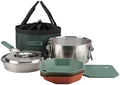 Gerber Gear ComplEAT Cook Set - Dishwasher-Safe Camping Cookware for Outdoor Cooking - Includes Saute Pan, Stock Pot, 4 Plates, 4 Bowls, Mixing Bowl & More by Gerber