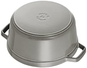 Staub Round Cocotte - 4Qt - Graphite Grey - Image 2