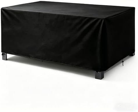 Outdoor Prep Table Cover 51''L x 25''W x 31''H,Heavy Duty Waterproof 600D Furniture Cover for Stainless Steel Food Table,Cart Prep Table,Coffee Table,BBQ Grill Table,Dining Table Office Desk by YWWQYBYQ