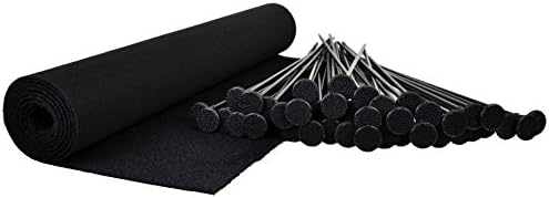 Gun Storage Solutions Rifle Rods Starter Kit with Shelf Liner Gun Organizer System Store More Guns Easy Access for Safety with Nylon Woven Loop Fabric by GunStorageSolutions