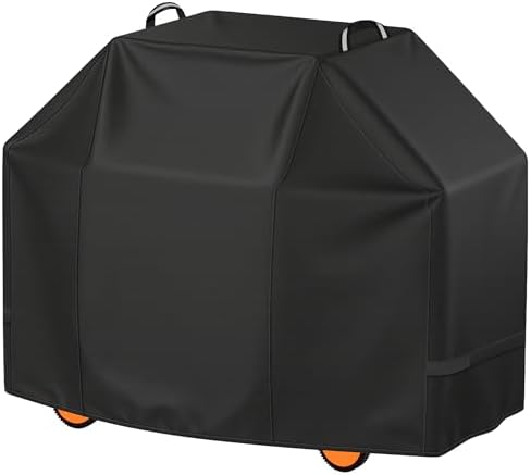 i COVER Grill Cover, 70 inch BBQ Grill Cover for Outdoor Grill, Waterproof BBQ Cover, Fade Resistant Large Barbecue Gas Grill Covers for Weber, Charbroil, Brinkmann, Nexgrill and More by iCOVER