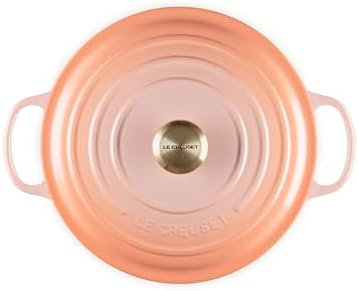 Le Creuset Enameled Cast Iron Round Dutch Oven, 5.5 qt., Peche - Image 3