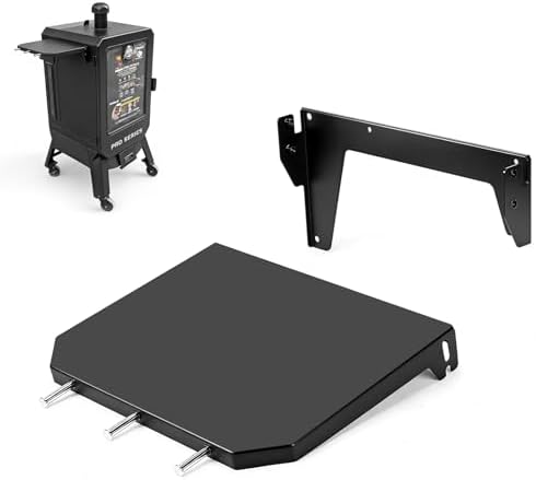 Utheer Steel Side Shelf for Pit Boss PBV4PS1/PBV4PS2 by Utheer