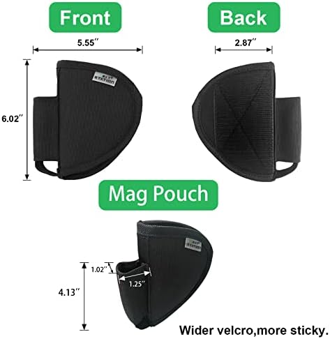 NEXT STATION Universal Pistol Holster with Magazine Pouch,Gun Safe Pistol Holder for Gun Safe Organizer Gun Cabinet Gun Safe Accessories Storage - Image 2