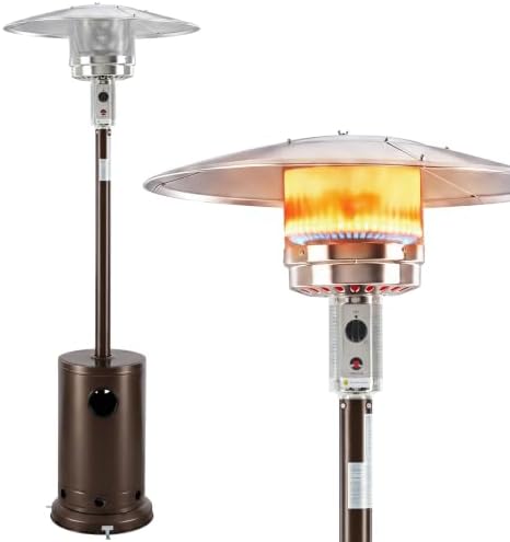 OLIXIS 48,000 BTU Patio Heater with Wheels Heater for Outdoor Use by OLIXIS