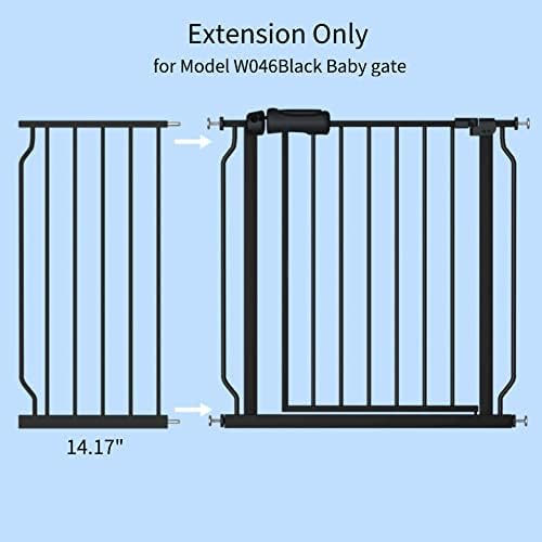 Fairy Baby Safety Gate 14.17 inch Extension for Extra Wide Baby Gates - Image 2