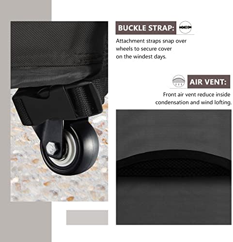 ULTCOVER Waterproof BBQ Grill Cover, 55 inch, Black - Image 5