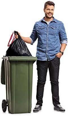 Reli. 30 Gallon Trash Bags Drawstring | 250 Count Bulk | Black | 30 Gallon Garbage Bags Heavy Duty | Large - Image 4
