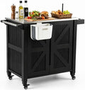 Nice C Grill Cart with Wheels, Outdoor Kitchen Island for Blackstone by NiceC
