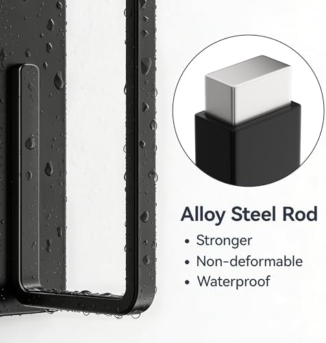 Heavy-Duty Magnetic Paper Towel Holder for Jumbo Rolls, Black - Image 6