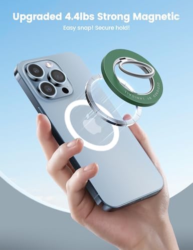 Lamicall Magnetic Phone Grip for MagSafe Accessories, Strong Magnet Ring - Image 5