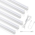 T5 LED Shop Lights 4FT, 20W 2300lm 6500K, Cabinet and Garage Light 6 Pack by SUNLINKCO