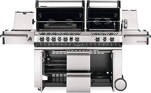 Napoleon PRO825RSBINSS-3 Prestige PRO 825 RSBI Natural Gas Grill, sq.in. + Infrared Rear & Bottom Range Burner, Stainless Steel - Image 4