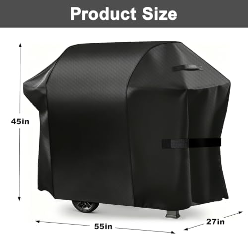 Grill Cover, 55 inch Outdoor Waterproof UV Resistant BBQ Covers - Image 2