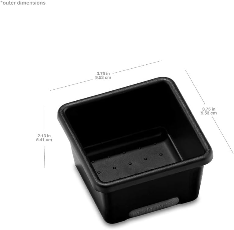 madesmart Classic 3 x 3 Storage Bin, Carbon - Image 3